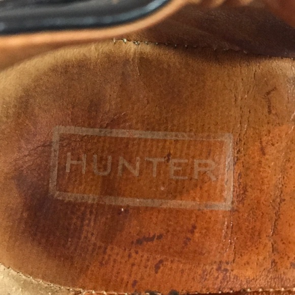 “HUNTER” “Dominica” Black Flats . - Picture 14 of 15